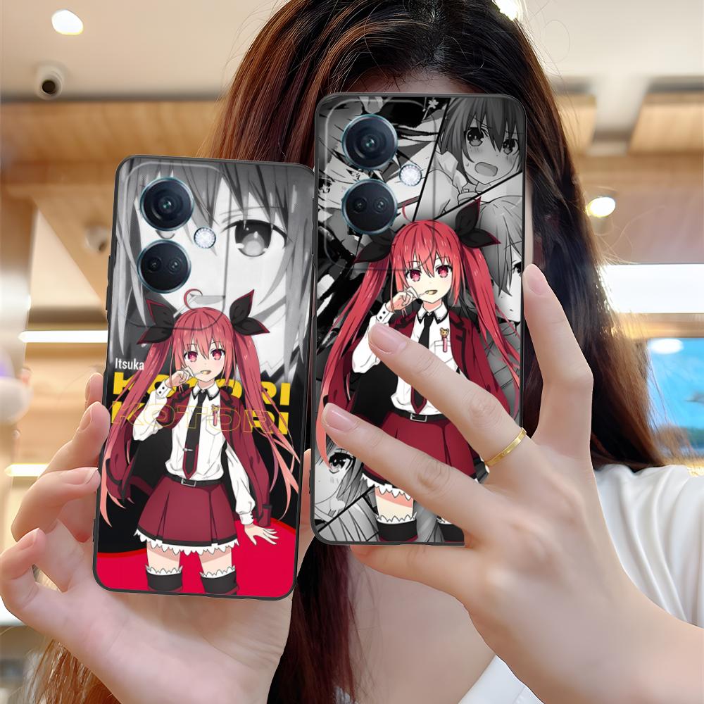 Date a Live Kotori Itsuka Matte TPU Mobile Phone Case for OPPO Reno 14 13 12 11 10 9 8 7 6 5 F T Pro 5G Colorful Printing Cover