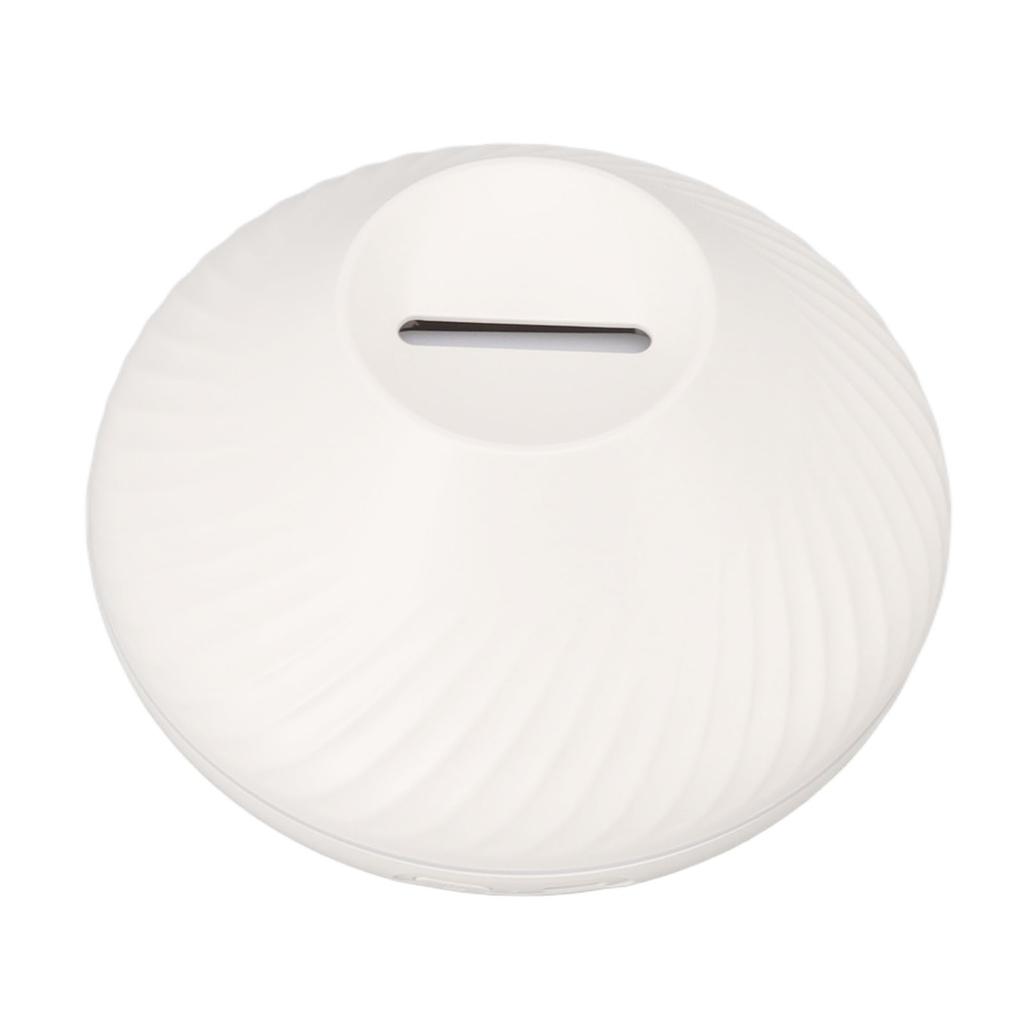Flame Air Diffuser 130ml Waterless Auto Off Protection 7 Colors Ultrasound USB Aromatherapy Diffuser for Desk White