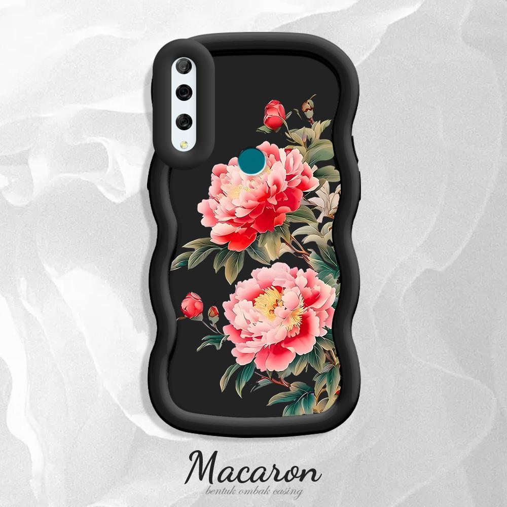 Painted Pattern Big Wave Edge Soft Silicone Material Macaron Phone Case Shockproof Protective Rubber Casing for iPhone Huawei Honor Infinix Tecno
