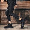 Fashion Warm autumn and winter men's shoes Classic minimalist fashion style Leisure Business Office Outdoor black adult short boots