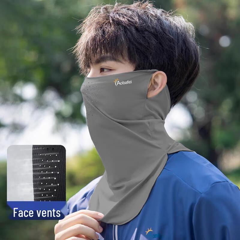 HANDUNYOU Ice Silk Sun Protection Face Mask