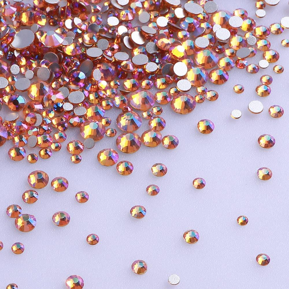 High Quality Rhinestone Non Hotfix Bulk Transparent Crystal AB Glass Rhinestones Mixed Sizes