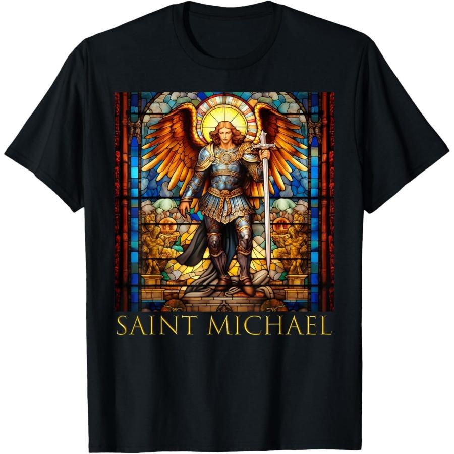 ODFSND Saint Michael The Archangel T-Shirt XXXXXL разноцветный