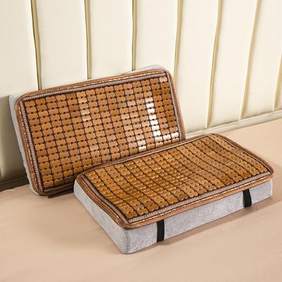 Mahjong Summer Cooling Pillow with Bamboo, Memory Foam, and Latex Inserts
