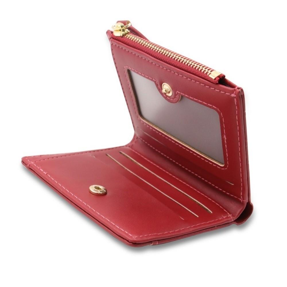 Waterproof Crocodile Pattern Wallet Short Multiple Card Holder PU Leather Coin Purse  School