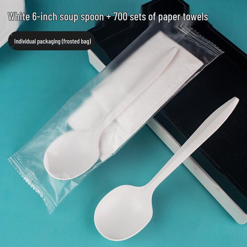 

Disposable Plastic Spoons with Napkins