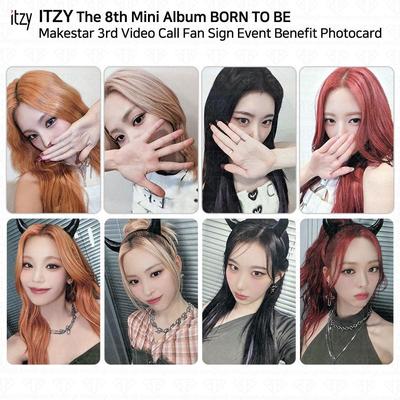 8th Mini Album Born To Be Makestar 3rd Video Call Fan Sign Event Photocard