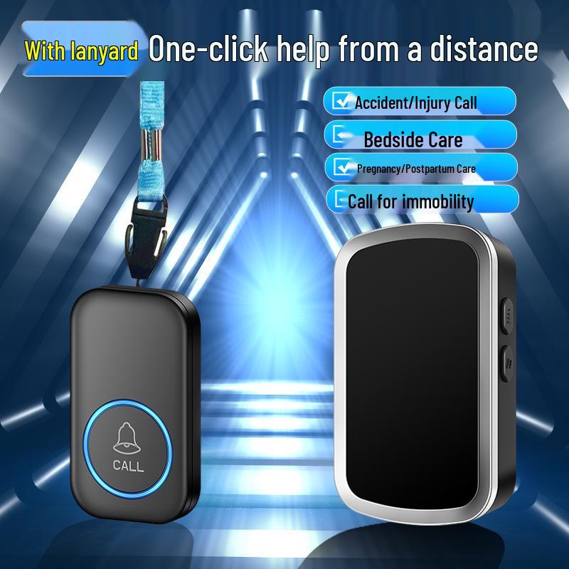 Senior Wireless Emergency Call Button for Bedside Use