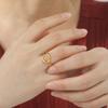Cazador Open Geometric Rings for Women Stainless Steel Jewelry Adjustable Irregular Ring Mother Day Gift Wholesale Wedding 2026