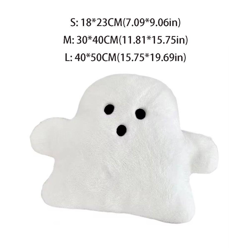 Kawaii Cushion Cotton Plush Toy Home Decor White Cloud Ghost Pillow  Halloween