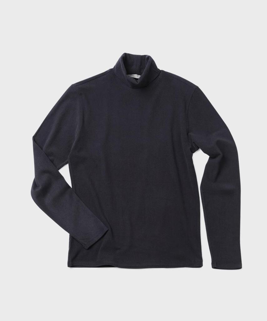 Panicalle Slim Fit Spandex Jersey Turtleneck T-Shirt [2 Colors]