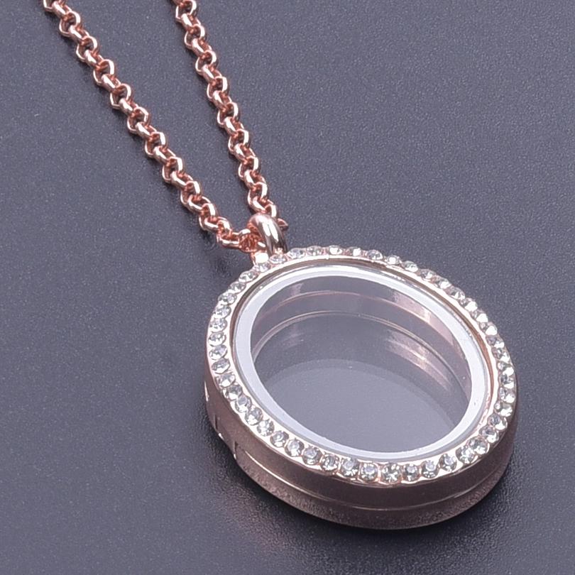 1Pc Round Heart Glass Cremation Urn Locket Pendant Necklaces For Ashes Mix Geometric Memory Floating Relicario Collares Jewelry