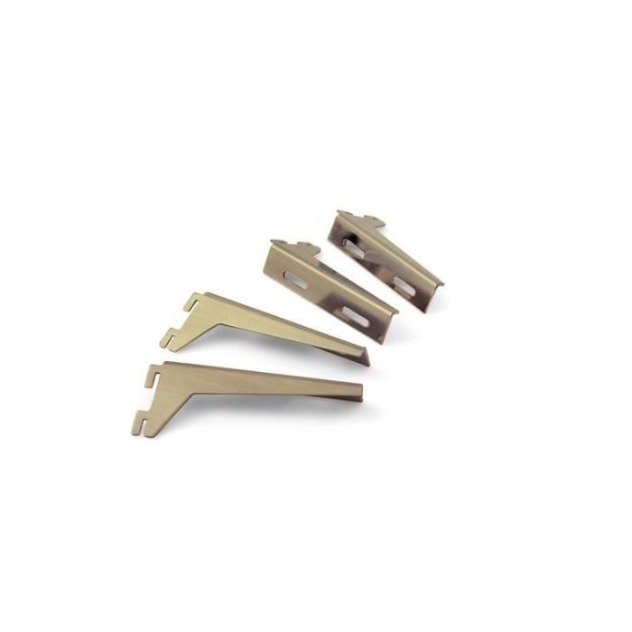 Équerres - AM.PM - GIS567 - Lot de 4 - 12.7 x 5 x 2.4 cm - Esthétique minimaliste