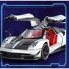1/24 Pagani Huayra BC Alloy Sports Model Diecast Metal Racing Car Vehicles Model Simulation Sound Light Collection Kids Toy Gift