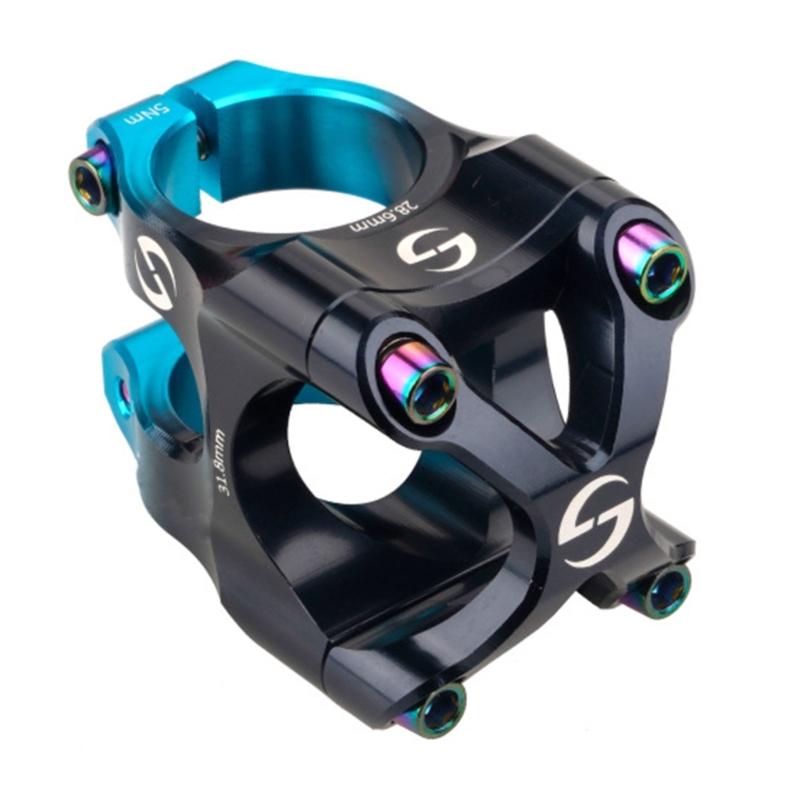 High Strength Short Handlebar Stem Aluminum Alloy Road Bike Stem Light Weight Bike Handlebar Stem for Most Bike