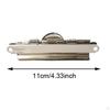 10x Clips File Clamp Office Clipboard 4 inch Long Metal Hinge Clip for Drawing Board