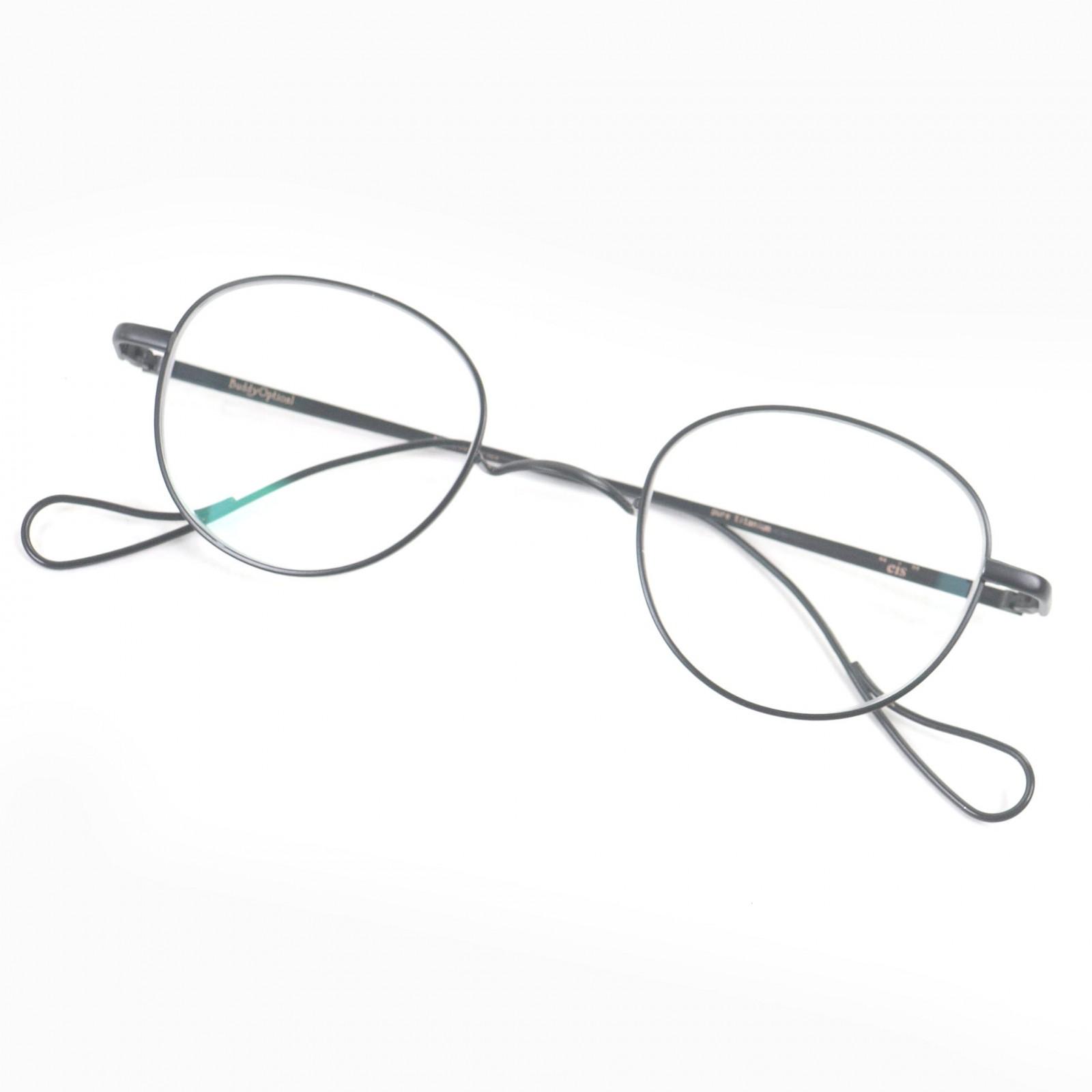 Excellent Glasses eis Buddy Optical Boston P Collection Matt black Titanium mens Used