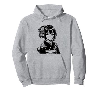 Manga Girl Anime Yukata Kimono Hoodie K-pop
