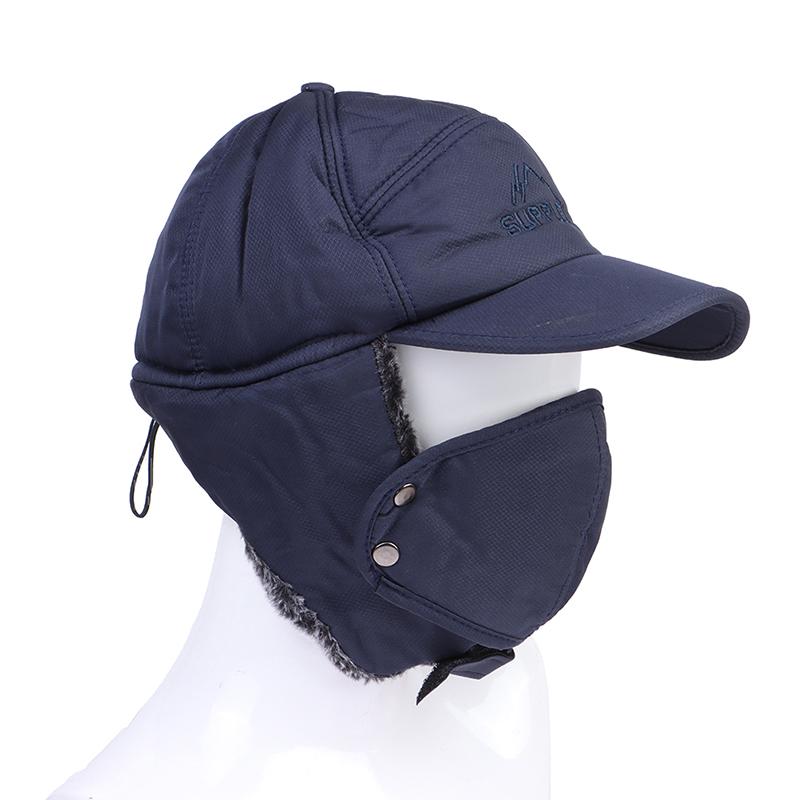 Winter Warm Thicken Faux Fur Bomber Hat Ear Flap Cap Ski Thermal Bonnets Caps