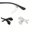 8 Pairs Silicone Anti-Slip Ear Hooks for Glasses-Comfortable Elastic Ear Grips,Secure Frame Support Sleeves - Suitable for Sports & Outdoor Activities