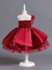 Princess Dress for Girls - Puffy Sequined Birthday, Performance, and Evening Wear