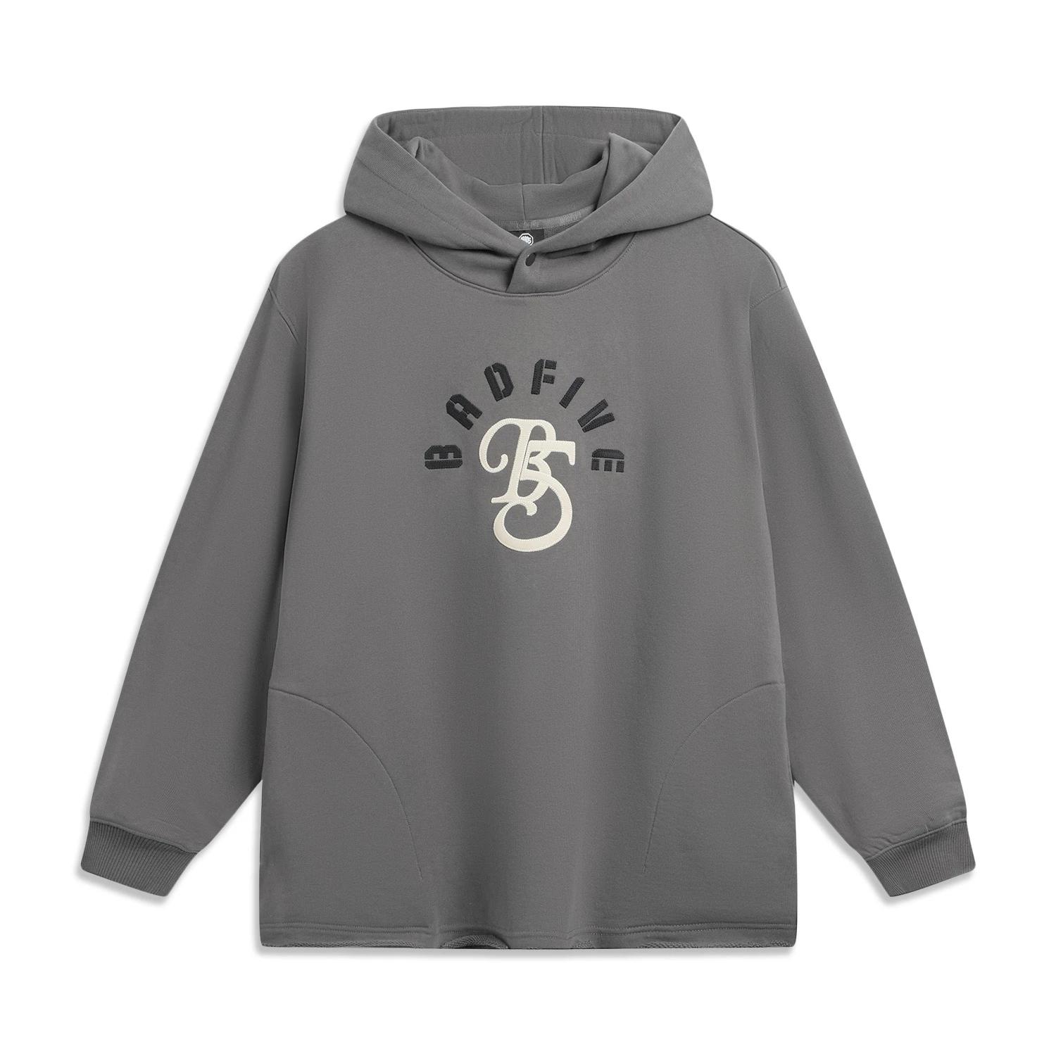 

Мужской худи-пуловер Li Ning Basketball Series с надписью, свободный, повседневный L