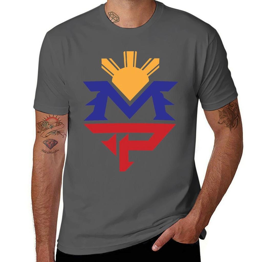 Manny MP Pacquiao Filipino Sun Flag T-Shirt Man T Shirt Heavy Cotton Funny T Shirts Cotton T-Shirt