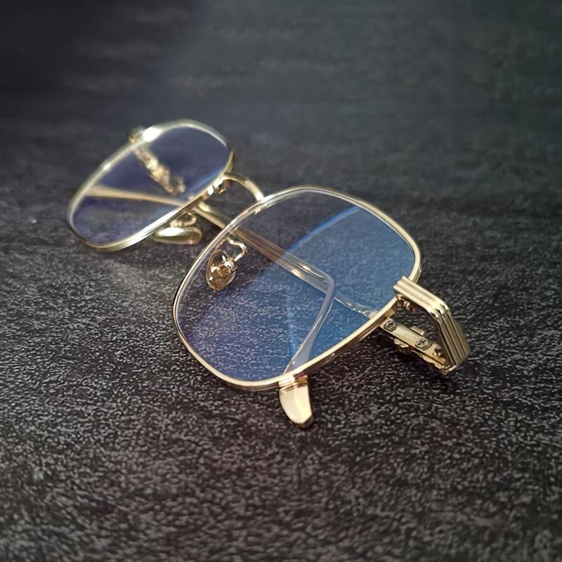 Mai Sui Glasses Women'S Metal Box College Casual Wind Myopia Frame Men'S And Women'S Anti-Blue Light Mirrors Men'S