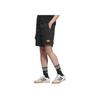 Adidas Originals Trefoil Badge Comfortable Versatile Fashion Soft Solid Color Casual Shorts Men Shorts Black KE5795