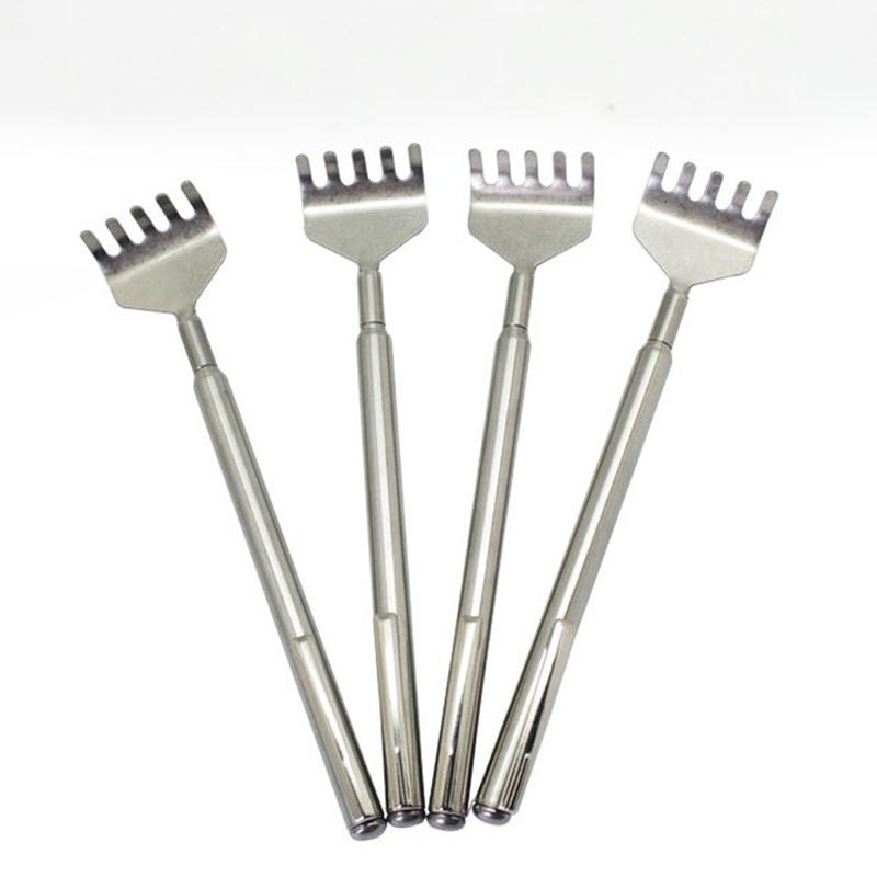 Stainless Steel Telescopic Back Scratcher Itch Relief Massager Tool 18-53cm Long