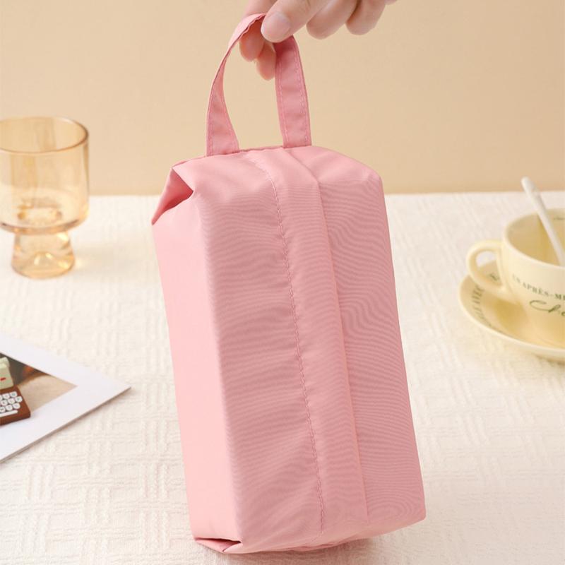 Houseeker Portable Travel Storage Bag Waterproof Cosmetics Toiletries Organizer Socks Underwear Handheld Zipper Storage Bags