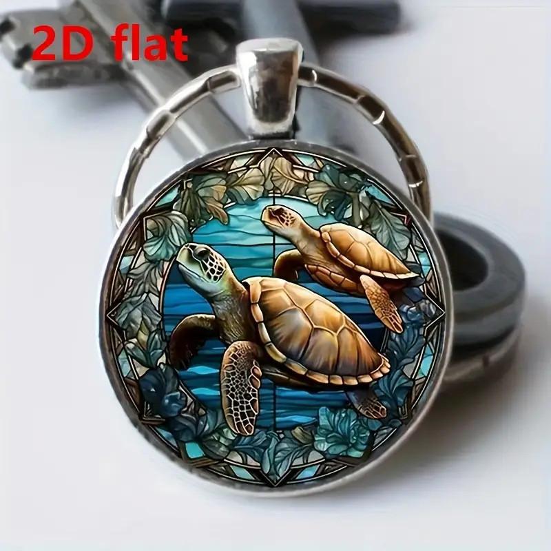 

Trendy Alloy Key Chain Featuring Turtle Design For Colleagues And Event Gifts
