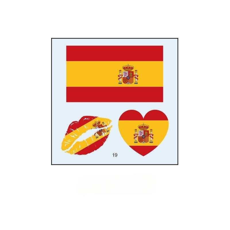 10PCS New World Cup Flag Tattoo Stickers Football Game Games Tattoo Stickers Makeup Face Stickers