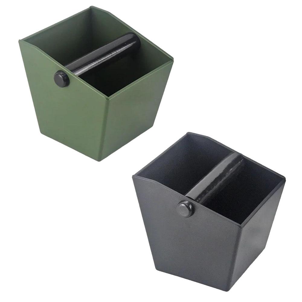 Coffee Knock Box Espresso Grounds Container Coffee ABS Bucket Anti Slip Powder Beveled Residue Barista Accessories Maker Tools