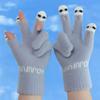 Touchscreen Women's Gloves Cute Knitted Writing Play Phone Warm Autumn/Winter Cartoon Student Versatile