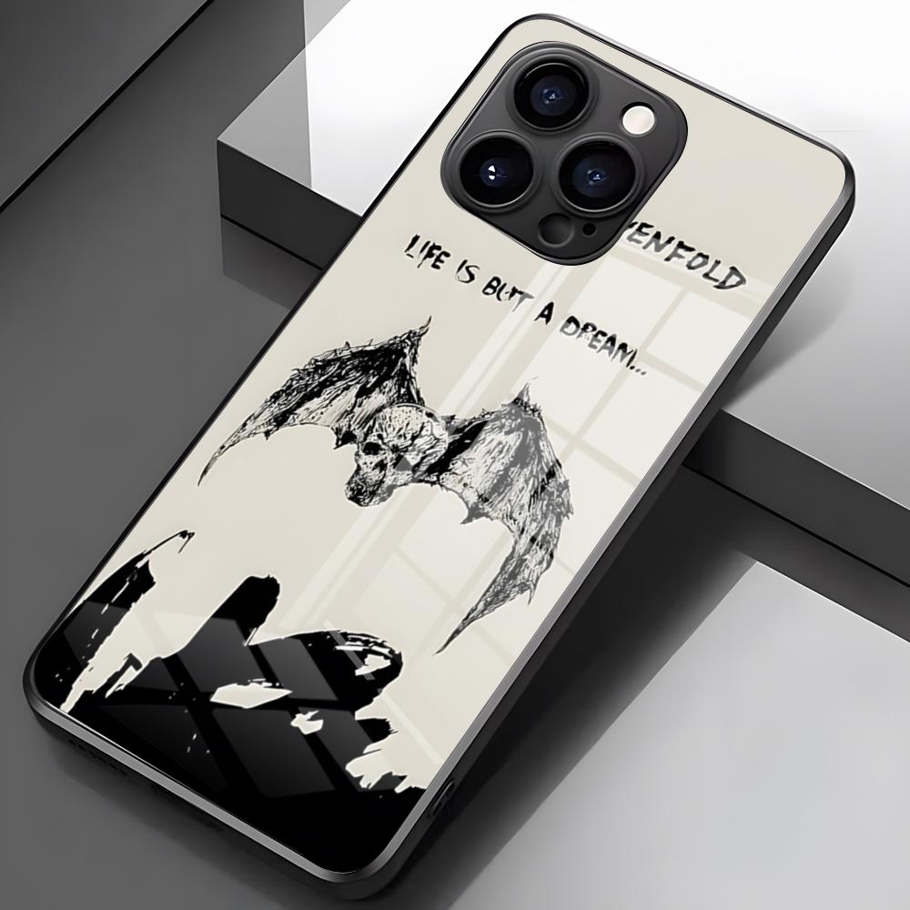 

INS A-Avenged Sevenfold Phone Case For IPhone 17 Pro Max 16 15 14 Pro Max 13 11 X Xs Xr 8 7Plus Glass Cover iPhone17 Air