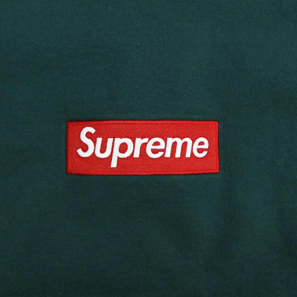 Supreme Box Logo Crewneck Dark Pine (22FW)