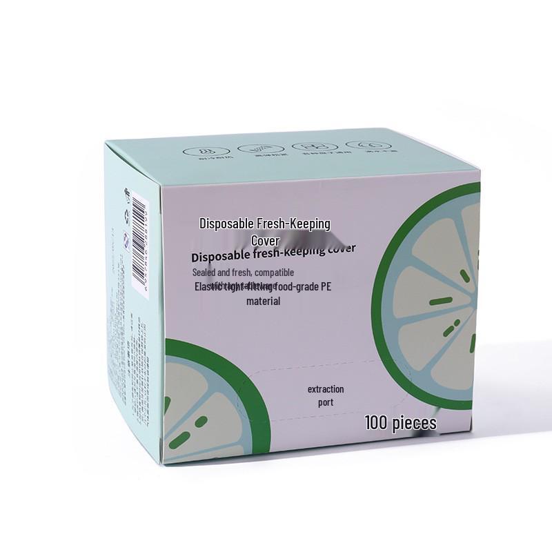 Wall-Mounted Dust-Proof Large-Capacity Kitchen Storage Box for Disposable Fresh-Keeping Bags