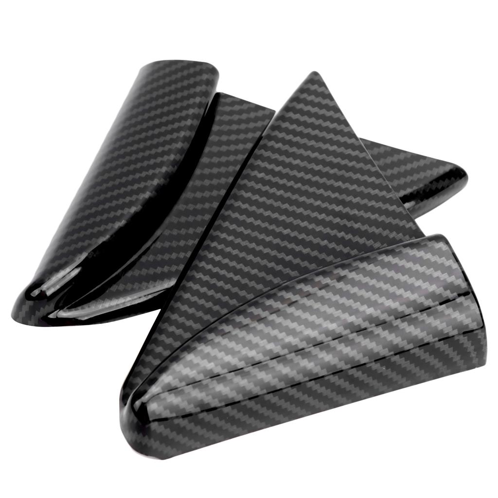 Interior A Pillar Triangular Trim Windshield Decor Carbon Fiber Style Fit for Nissan