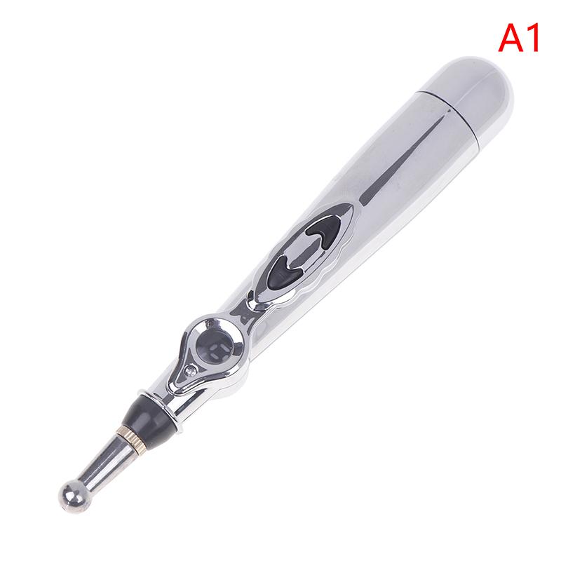 2/5 Heads Electric Acupuncture Pen Acupuncture Point Massage Pen Meridian Energy Massage Pen Pain Relief Massage Pen