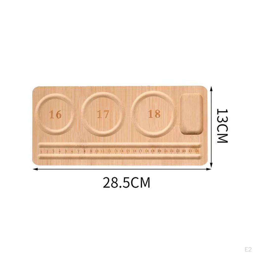 Handcrafted Wooden Jewelry Design Tray for Bracelet Making