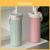 Stylish Insulated Cup For Women Portable Stainless Steel Water Bottle With Straw Ideal For Office And Travel
