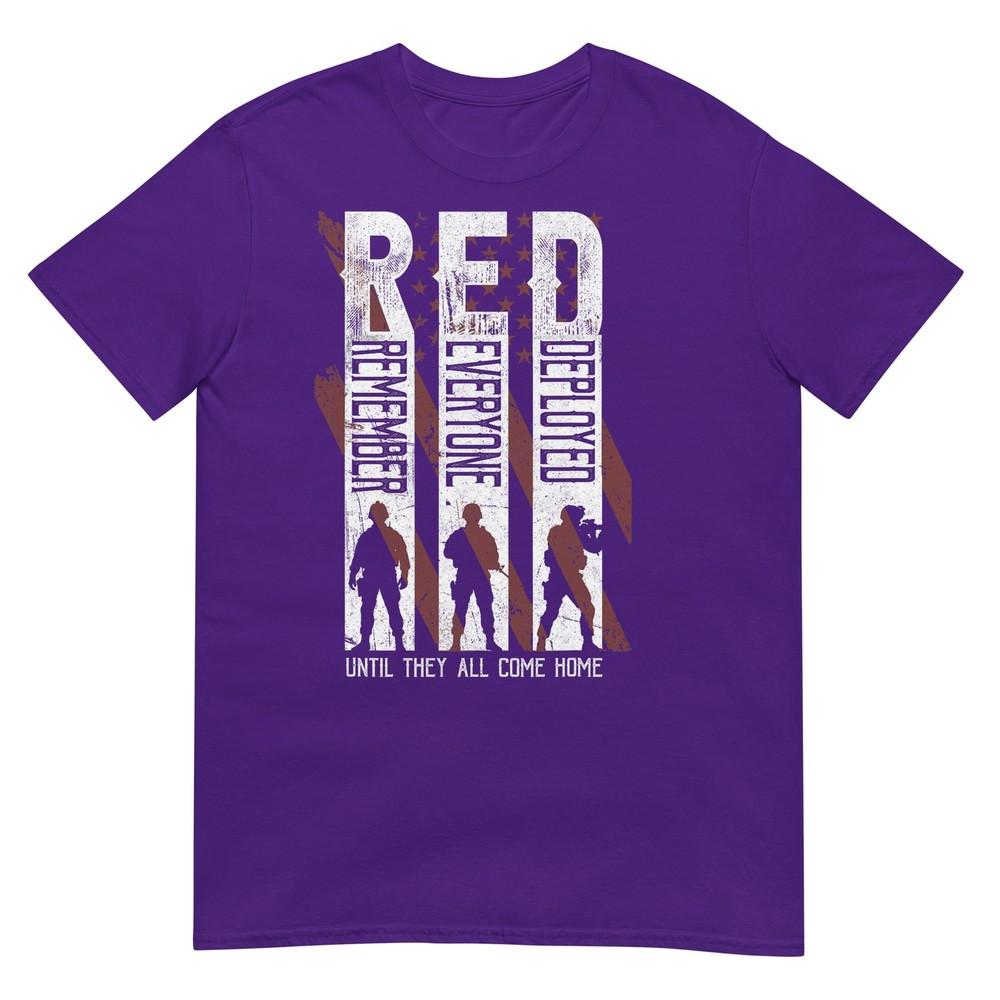 RED Friday Militär Erinnere an jeden eingesetzten Veteranen T-Shirt