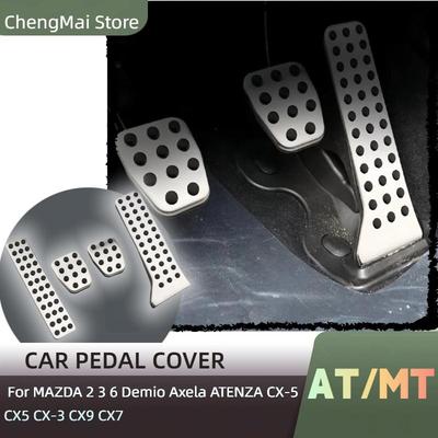 Auto Fußpedale Gas Bremspedale Abdeckung Ruhepedalabdeckung für MAZDA 2 3 6 Demio Axela ATENZA CX-5 CX5 CX-3 CX9 CX7 Zubehör