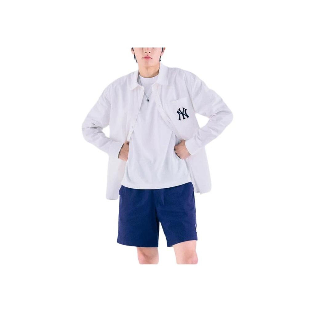 New MLB Casual Shorts Men's Marine Blue 3LSMB0433-07NYS