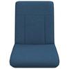 Adjustable Footstool Blue Fabric