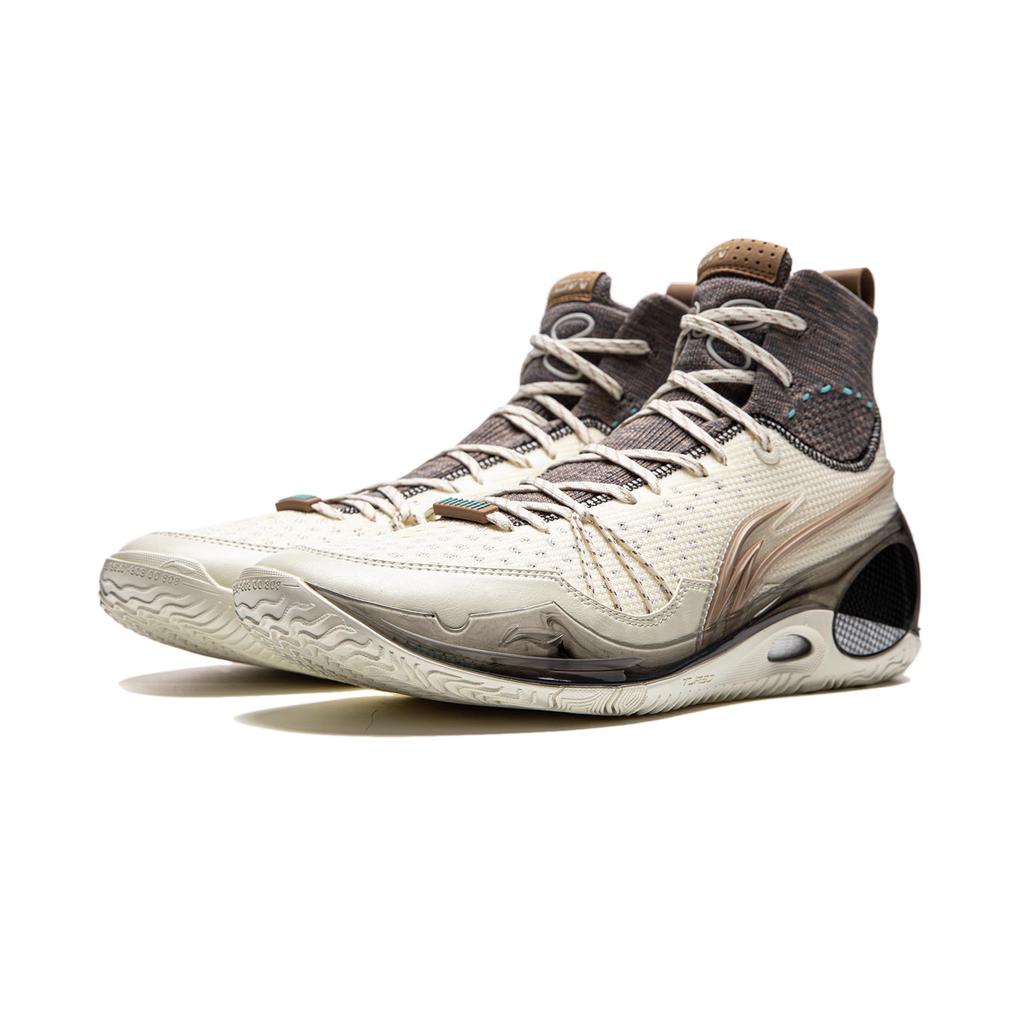 New LiNing Wade 808 III Ultra V2 Cushioning, Wear Resistant High Top Basketball Shoes Men's Black White ABAU013-9