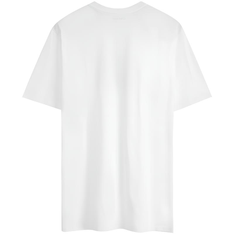 Calvin Klein Modern Casual Three-Dimensional Color Block Printed Cotton Short Sleeve T-Shirt Men Tops 40MC822