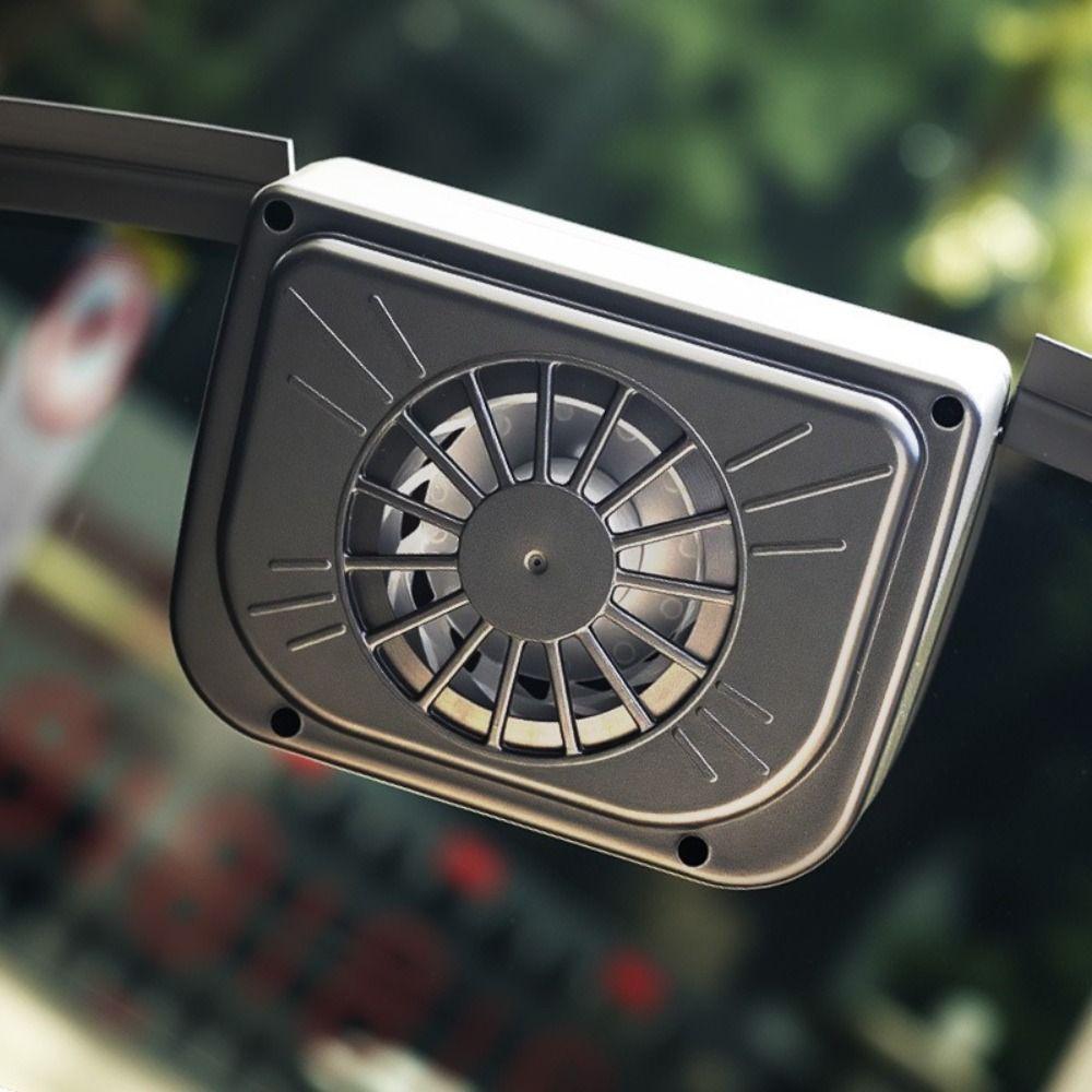 Energy Saving Solar Powered Fan Portable Window Fan Cooling Car Exhaust Fan Vehicle Use