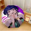 KPop Demon Hunters ZOEY Umbrella with Automatic Open/Close & Self-8-Rib Heavy-Duty Umbrella, Compact Travel Umbrella Suitable for Outdoor